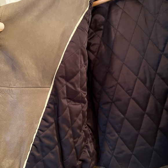 Leather Moto Style Jacket - Picture 4 of 5